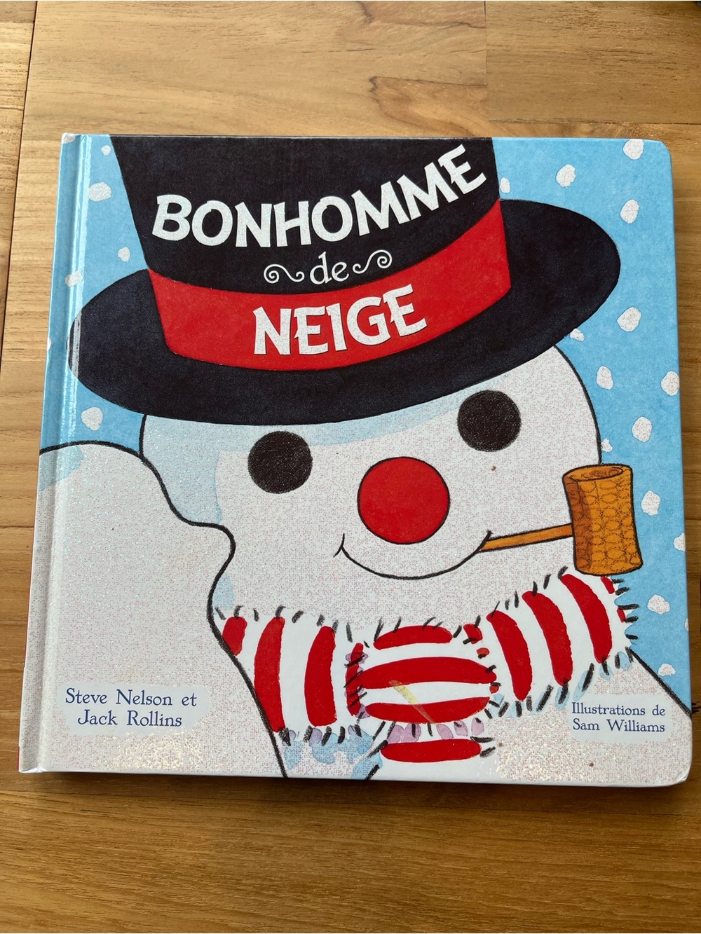 Bonhomme de Neige Children's Board Book - Snowman Cover